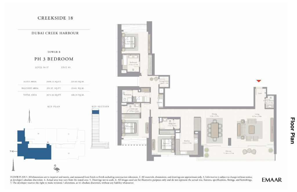 Plan Creek Harbour Penthouse