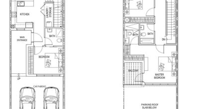 Floor Plan 4 Bedroom Villa Damac Lagoons