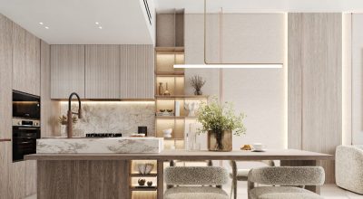 Kitchen One Bedroom Project the Cove Dubai