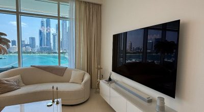 Luxury Living Room Sunrise Bay Tower Dubai